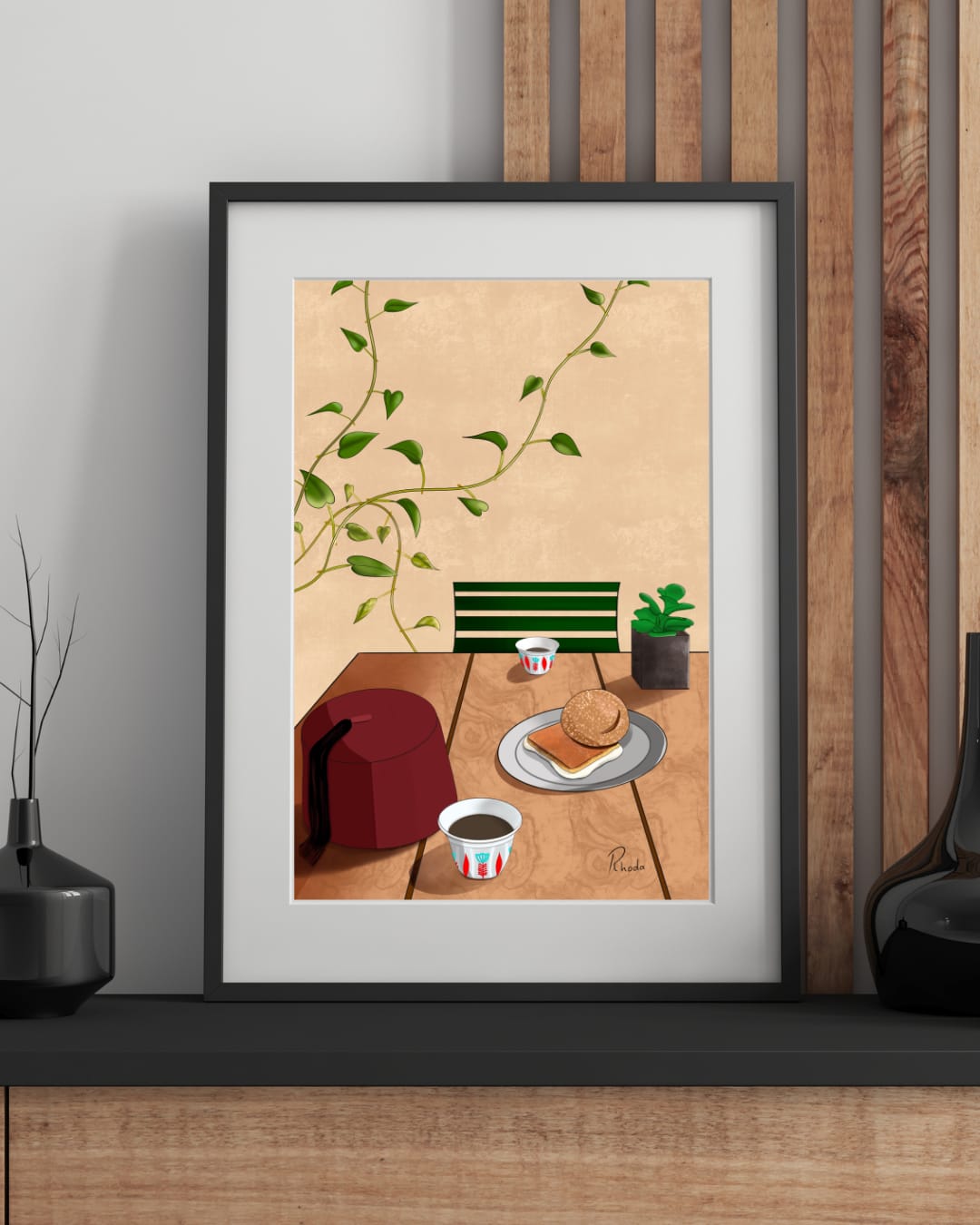 Frameless Coffee Poster